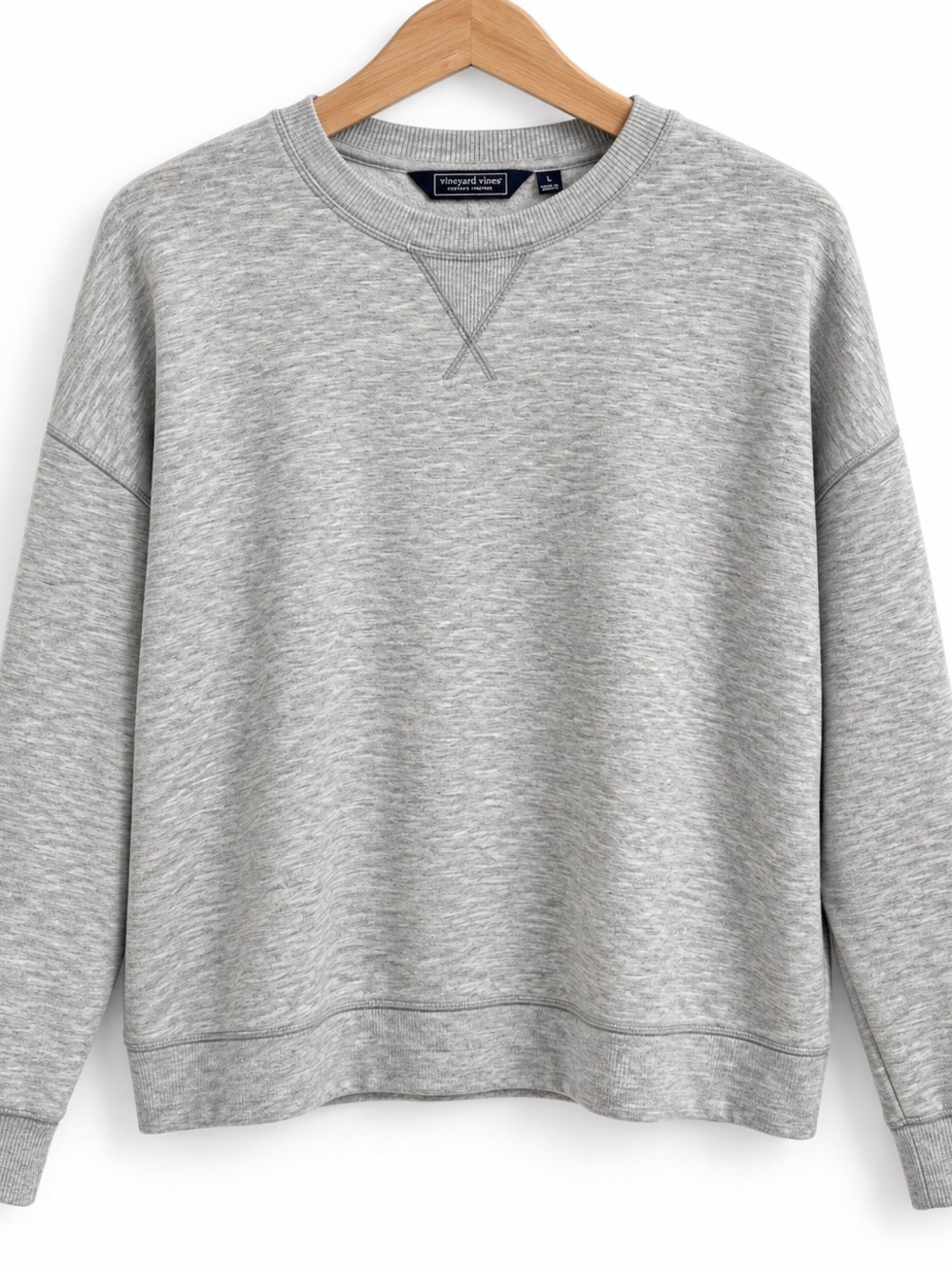 Vineyard Vines Dreamcloth Crewneck Sweatshirt Heather Gray Women’s L